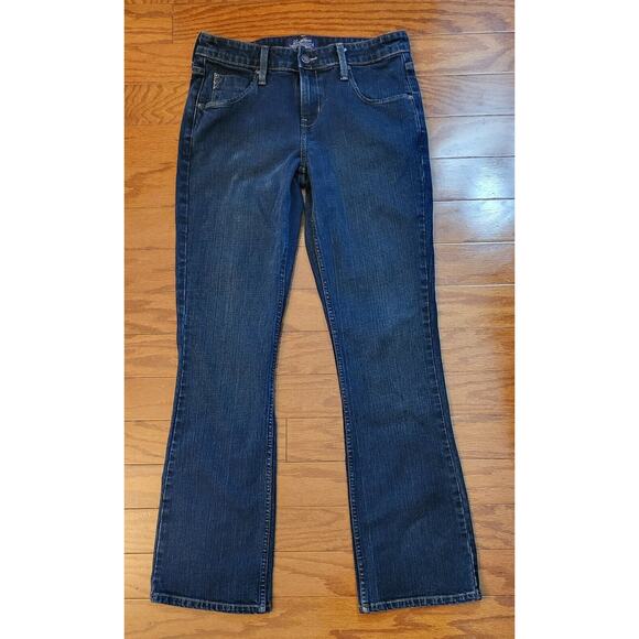 Levi Strauss Women’s Signature Bootcut Blue Misses Size 4 Denim Jeans - Picture 1 of 14